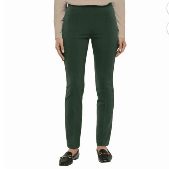 Banana Republic Pants - Banana Republic Dark Green ponte Straight Leg Pants. Size small. NWT